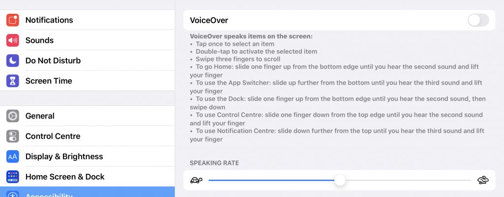 VoiceOver VoiceOver